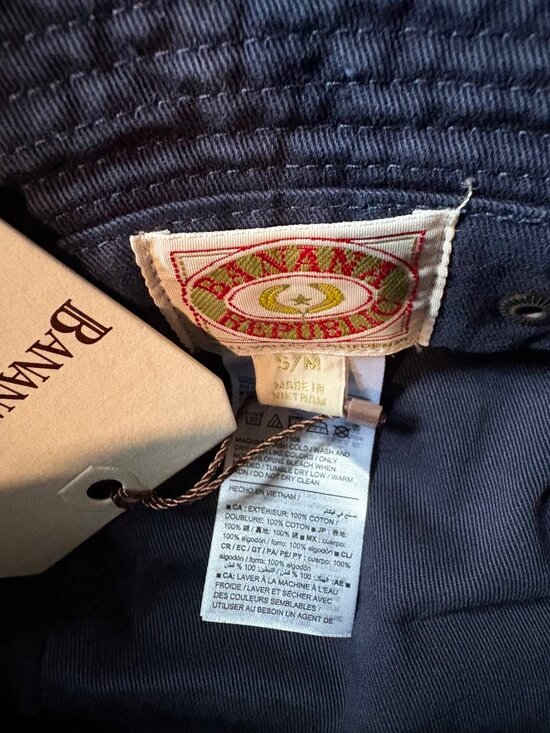 NWT Banana Republic Archive Reissue Desert Bucket Hat in Blue Overture main image 4